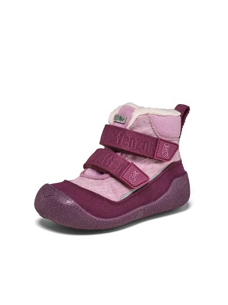 AFFENZAHN PREWALKER MIDBOOT VEGAN SNUGGY Otter Pink | Dětské první barefoot botičky