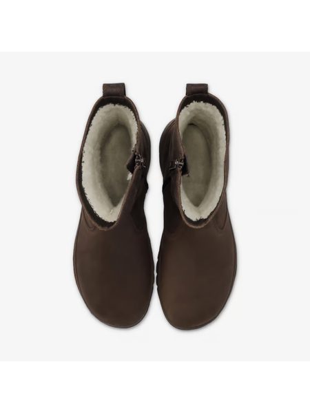 Barefoot Zateplené Kozačky GROUNDIES® Odessa GX2 Hnědé