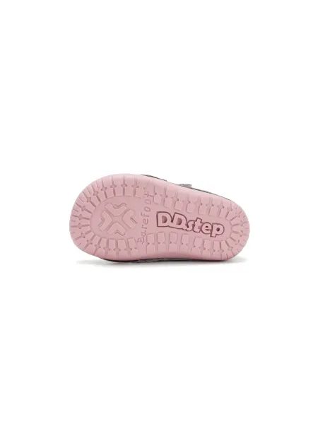 Dětské barefoot tenisky D.D.STEP S070-62332 Stříbrné