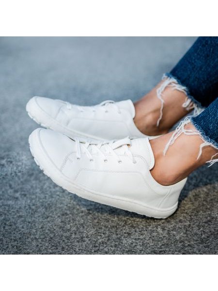 FRODDO TENISKY LEATHER LACES White II | Barefoot tenisky