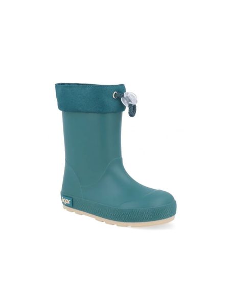 IGOR HOLÍNKY YOGI DK CUELLO Petroleo | Dětské barefoot holínky