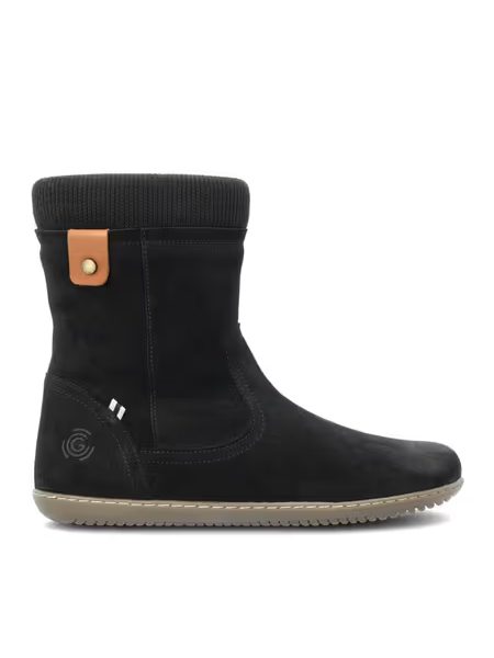 Dámské Barefoot Zateplené Boty GROUNDIES® ICELAND Černé