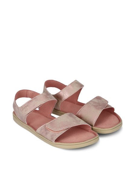 Sandálias barefoot de criança Be Lenka Miami Kids - Coral Sparkle