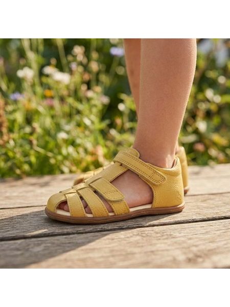 Dětské Barefoot Sandály BUNDGAARD ROX žluté