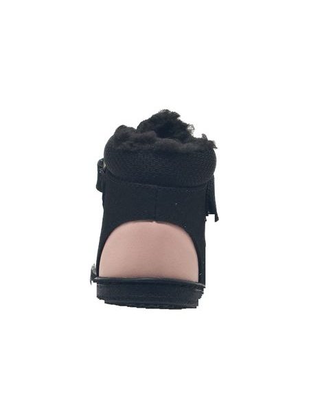 Dětské Barefoot Zimní boty PEGRES BF40 0.1 růžové