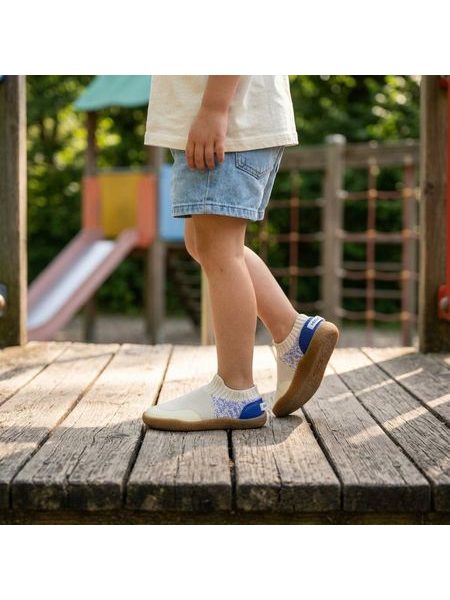 Dětské Barefoot Slip-On Tenisky GROUNDIES® Nara Kids Pískovo Modré