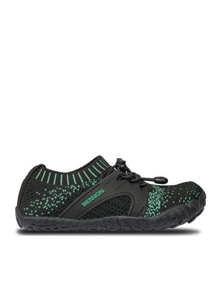 Zapatillas barefoot para niños BENNON BOSKY turquesa/negro