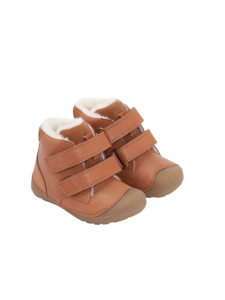 BUNDGAARD PETIT WINTER Cognac | Dětské zimní zateplené barefoot boty