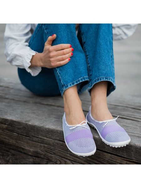 LEGUANO STYLE Lavenda | Dámské barefoot baleríny