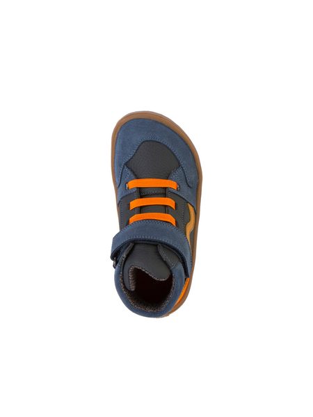 FRODDO TEX GO Blue Denim | Dětské celoroční barefoot boty
