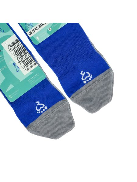 DĚTSKÉ NABOSO BAREFOOT BAMBUSOVÉ PONOŽKY Modré VÝHODNÝ SET 10 KUSŮ