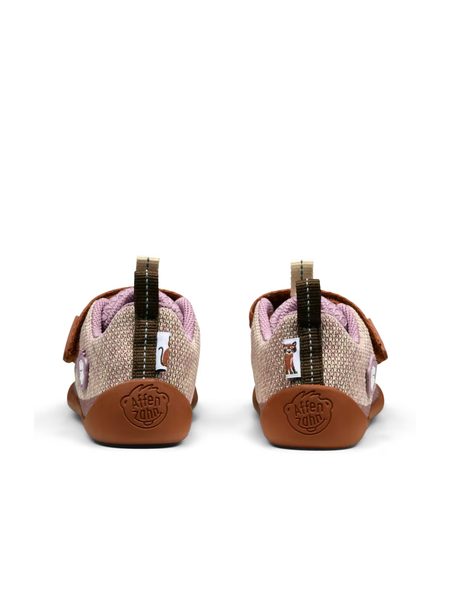 AFFENZAHN SNEAKER KNIT HAPPY CAT Light Pink | Dětské barefoot tenisky
