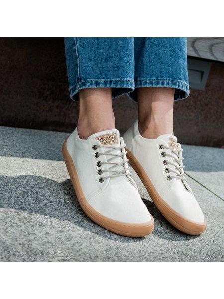 FRODDO SNEAKER VEGAN LACES II White | Barefoot tenisky