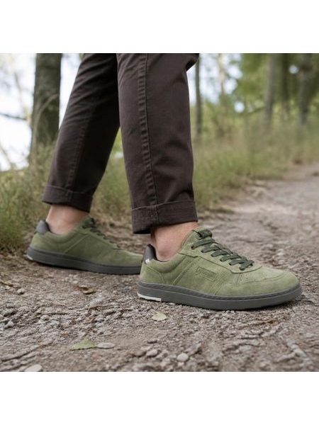 Pánské Barefoot Tenisky BLUSUN BLSN-600+M tmavě zelené