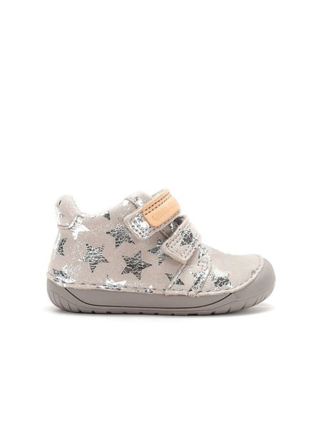 Dětské barefoot tenisky D.D.STEP S070-62583B Béžové hvězdy