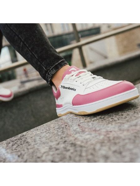 Adidași barefoot Barebarics Wave alb-roz