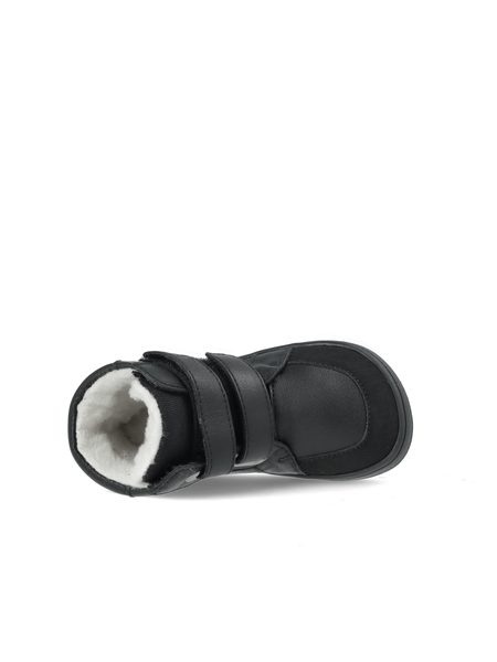 BABY BARE FEBO WINTER Black Asfaltico | Dětské zimní zateplené barefoot boty