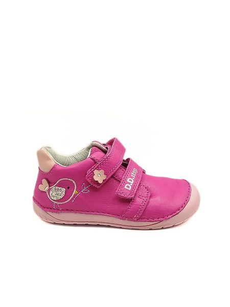 Dětské barefoot tenisky D.D.STEP S070-61646B Hot Pink růžové ptáček