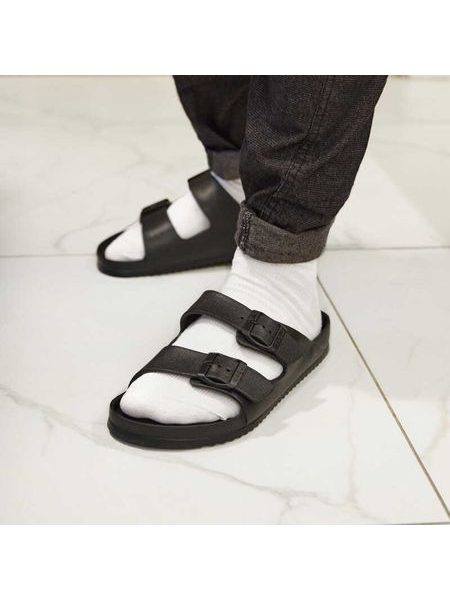 COQUI PANTOFLE KONG Black | Pánské kompromisní přezůvky