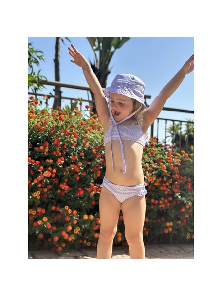 BIKINY S UPF 50+ Lila Leopard