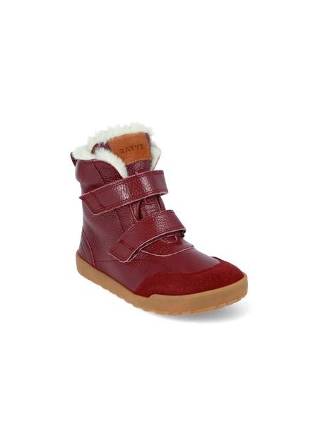 Otroški barefoot zimski škornji RAYVE LAHTI bordo rdeči