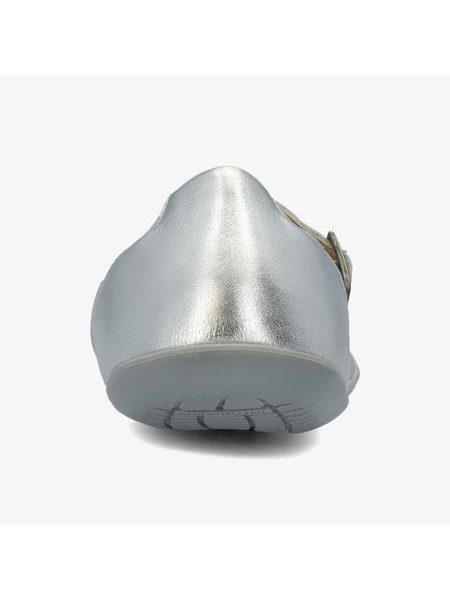 Dámské Barefoot Baleríny GROUNDIES® Amber 2.0 Stříbrné