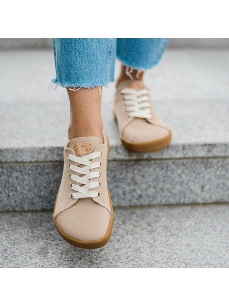 CRAVE WOODSTOCK Beige | Barefoot tenisky