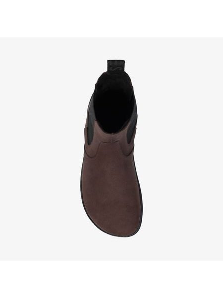 GROUNDIES CAMDEN Dark Brown Barefoot+| Chelsea zateplené barefoot boty