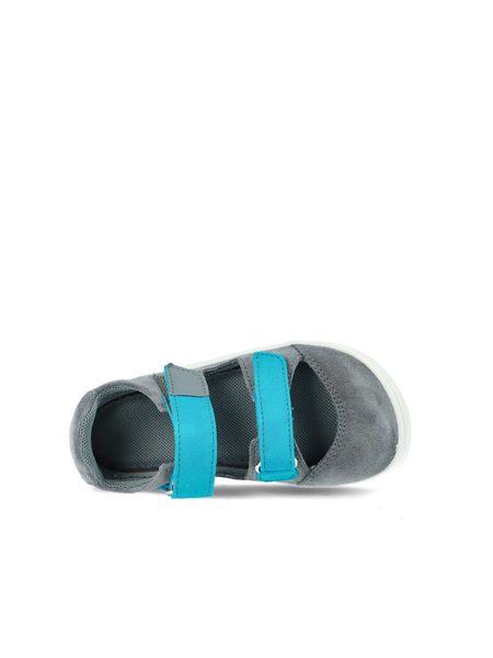 BABY BARE SANDÁLKY FEBO JOY Grey Tyrkys | Dětské barefoot sandály