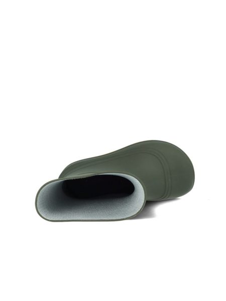 RAYVE MONSOON Army Green/Yellow | Dětské barefoot holínky