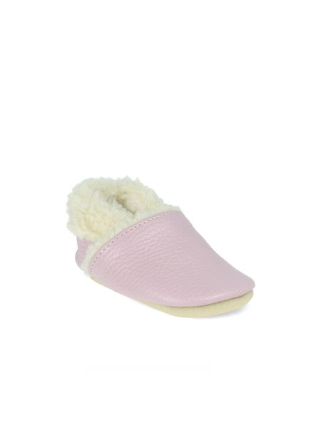 RAYVE CRAVITOS WINTER WOOL Světle růžové | Dětské barefoot capáčky