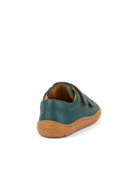 FRODDO TENISKY BASE LEATHER D-VELCRO Petroleum | Dětské barefoot tenisky