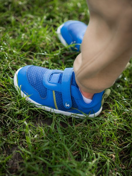 Ténis barefoot de criança Be Lenka Glade Kids azul e verde