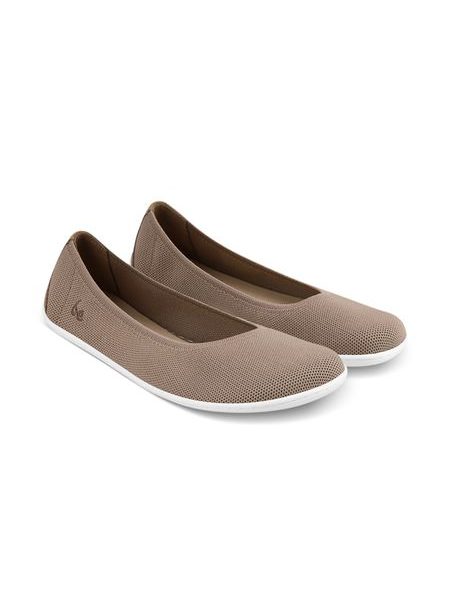 Damen-Barfußballerinas Be Lenka Delight - Keksbraun