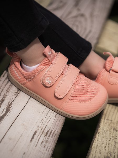 Ténis barefoot de criança Be Lenka Bounty Junior rosa-coral