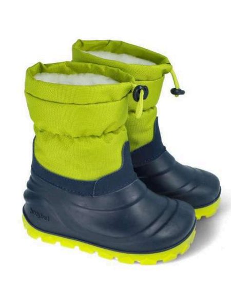 RAYVE SNOWSTORM Navy/Lime | Dětské zimní zateplené boty