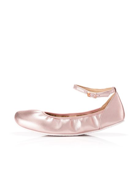 SHAPEN BALERÍNKY TULIP 3.0 Wide Rose Gold | Dámské barefoot baleríny
