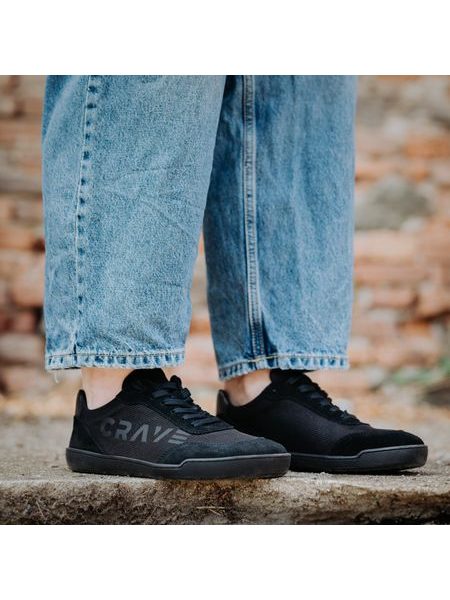 CRAVE CUPERTINO Black | Barefoot tenisky