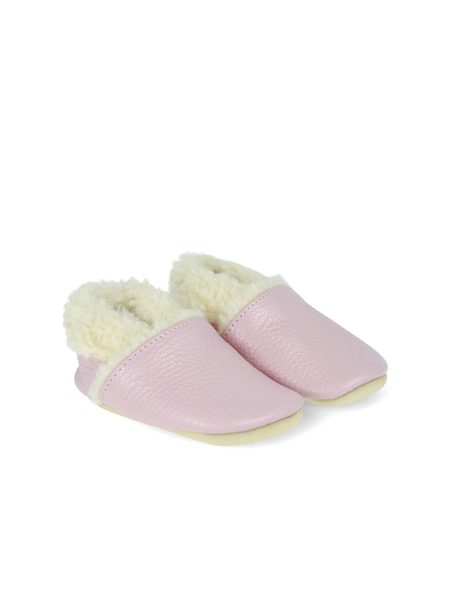 RAYVE CRAVITOS WINTER WOOL Světle růžové | Dětské barefoot capáčky