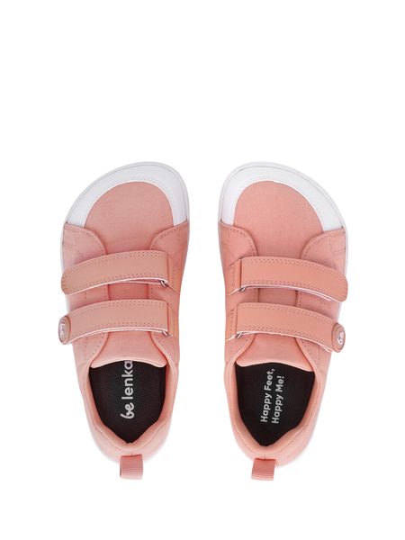 Ténis barefoot de criança Be Lenka Canvi Kids rosa-coral