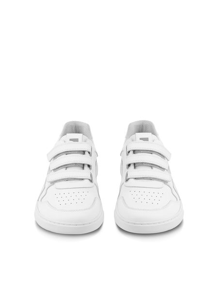 Ténis barefoot Barebarics Zing Velcro branco - Pele