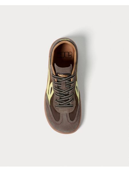 Barfußsneaker LEJAN One Braun-Gelb