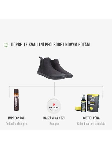 BAŤA CHELSEA WEINBRENNER Černá | Dámské barefoot chelsea boty