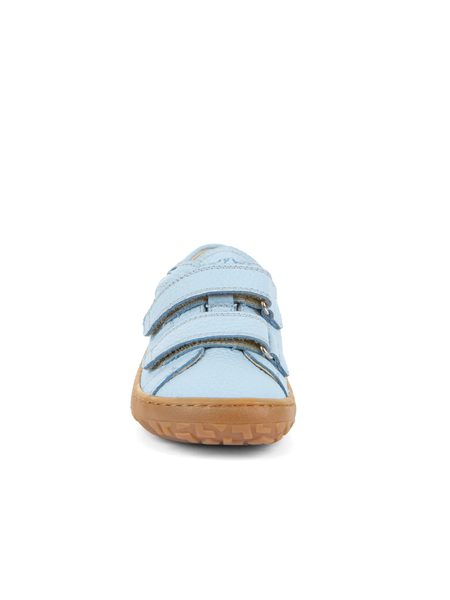 FRODDO TENISKY BAZE LEATHER D-VELCRO Light Blue | Dětské barefoot tenisky