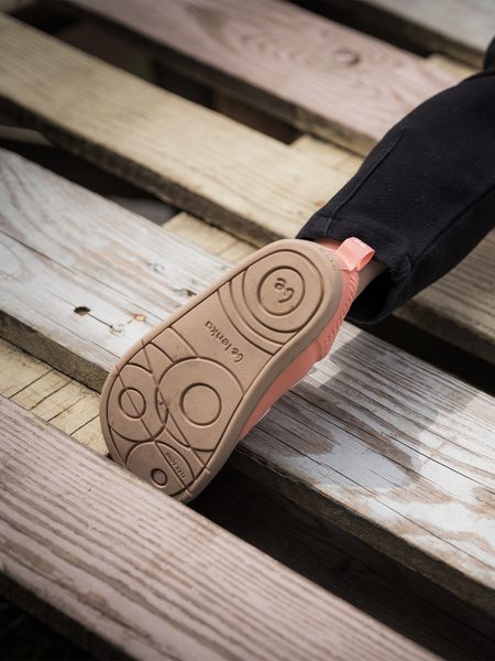 Ténis barefoot de criança Be Lenka Bounty Junior rosa-coral