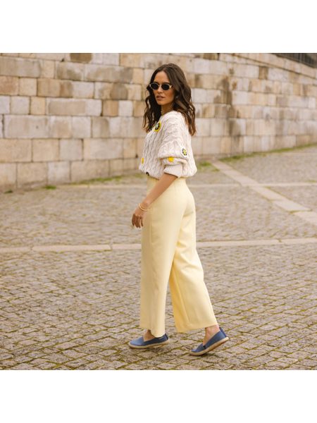 SHAPEN ESPADRILKY PLAYA Wide Indigo | Dámské barefoot espadrilky