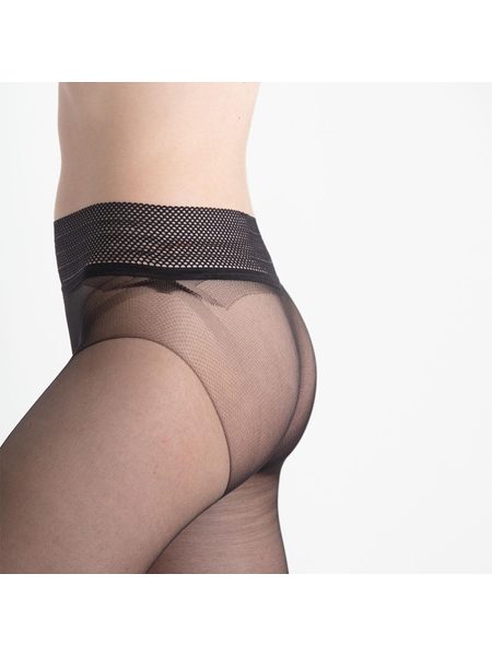 PUNČOCHY DISKRÉTNÍ NADOTEC TAJEMSTVÍ 15 DEN Černá