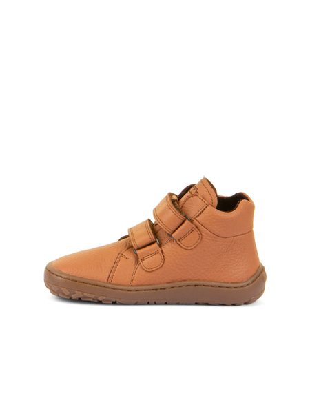 Dětské celoroční barefoot boty FRODDO KOTNÍKOVÉ koňakové