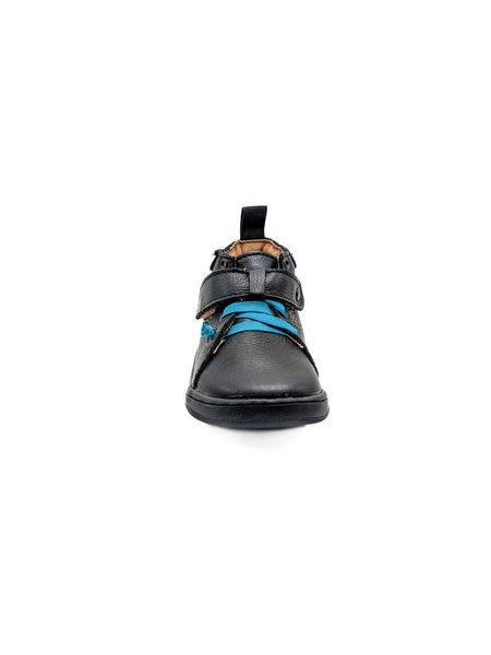 Dětské Barefoot Celoroční boty PEGRES SKINNY SBF 62F černé