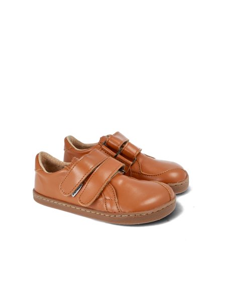 PEGRES CELOROČNÍ TENISKY BF54 0.1 Brown | Dětské barefoot tenisky